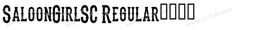 SaloonGirlSC Regular字体转换